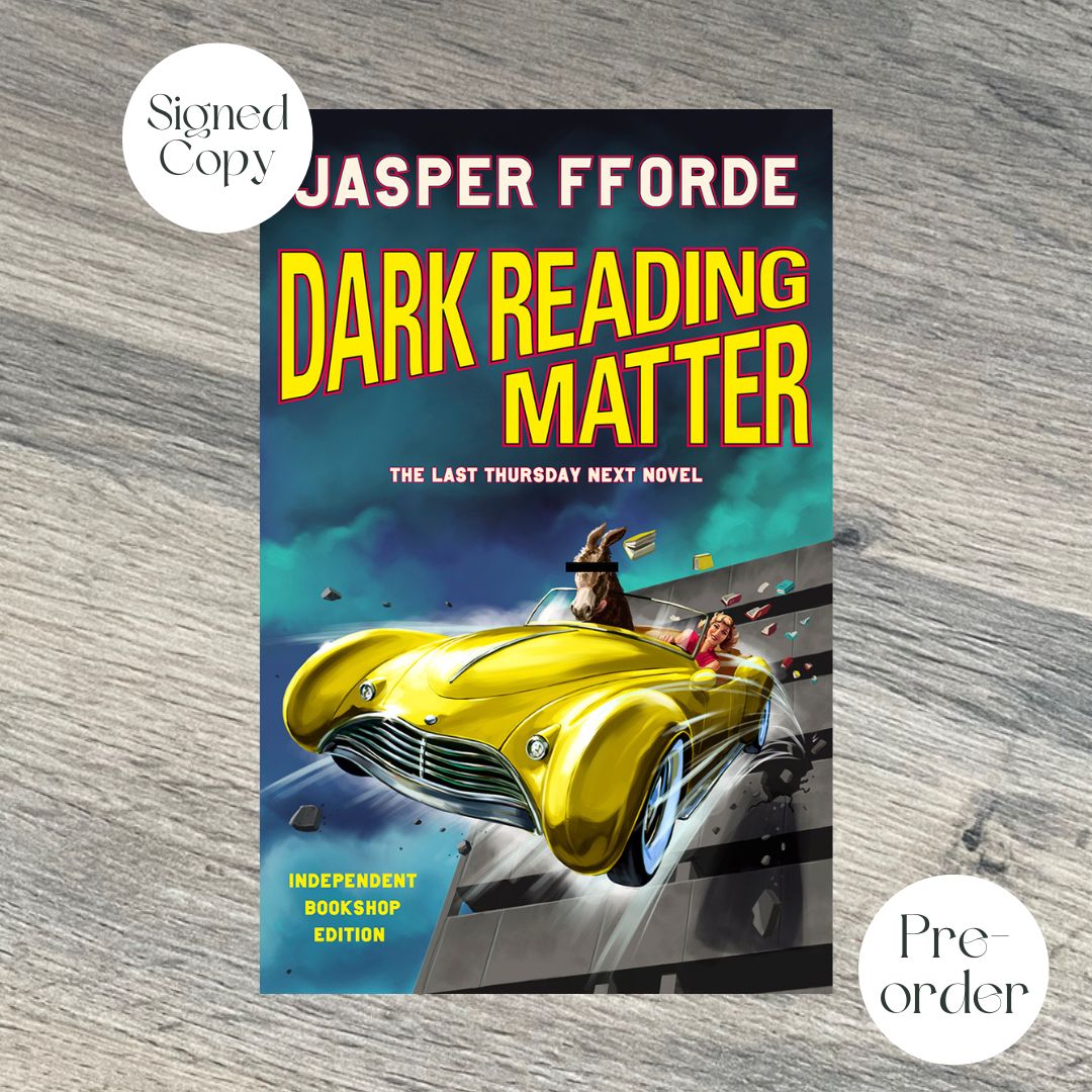 DARK READING MATTER by Jasper Fforde SIGNED INDEPENDENT BOOKSHOP EDITION