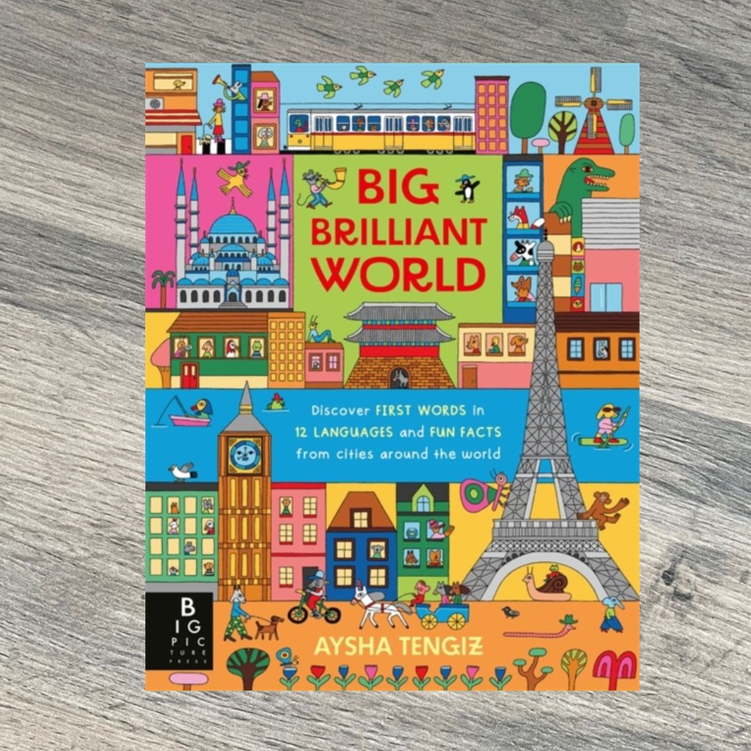 Big Brilliant World : A book of first words and early foreign language skills, featuring 12 cities from around the world by Matt Ralphs