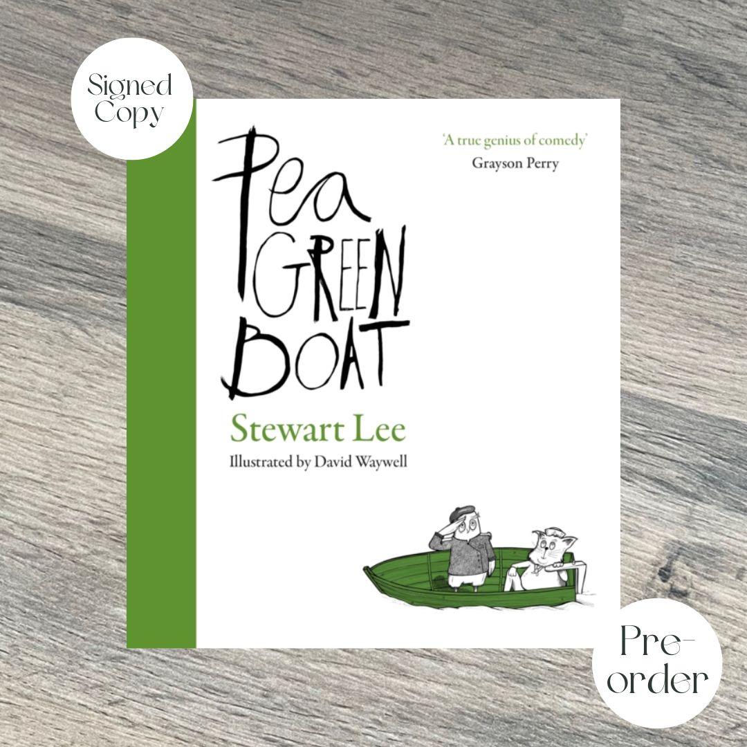 Pea GREEN BOAT by Stewart Lee & David Waywell SIGNED COPY