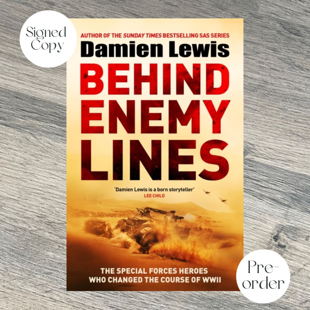 BEHIND ENEMY LINES by Damien Lewis SIGNED COPY